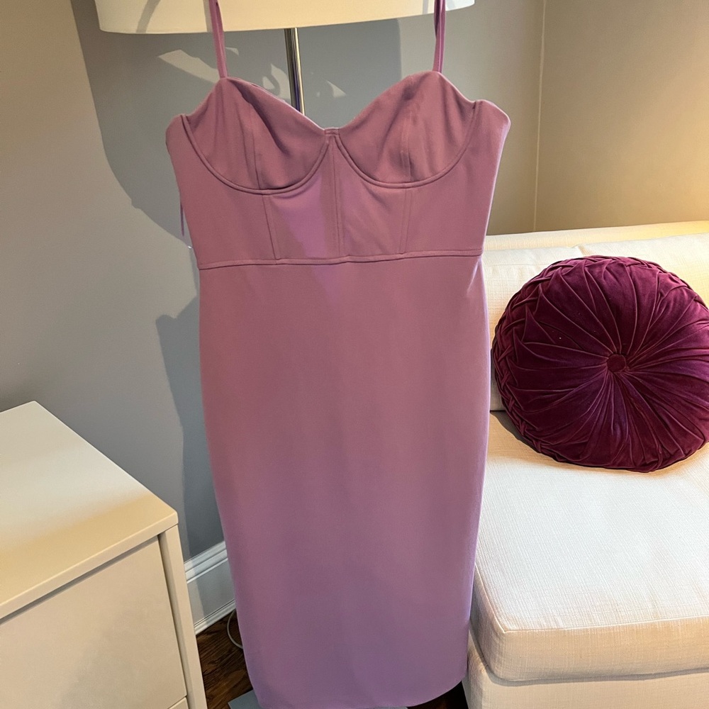 Purple cocktail dress